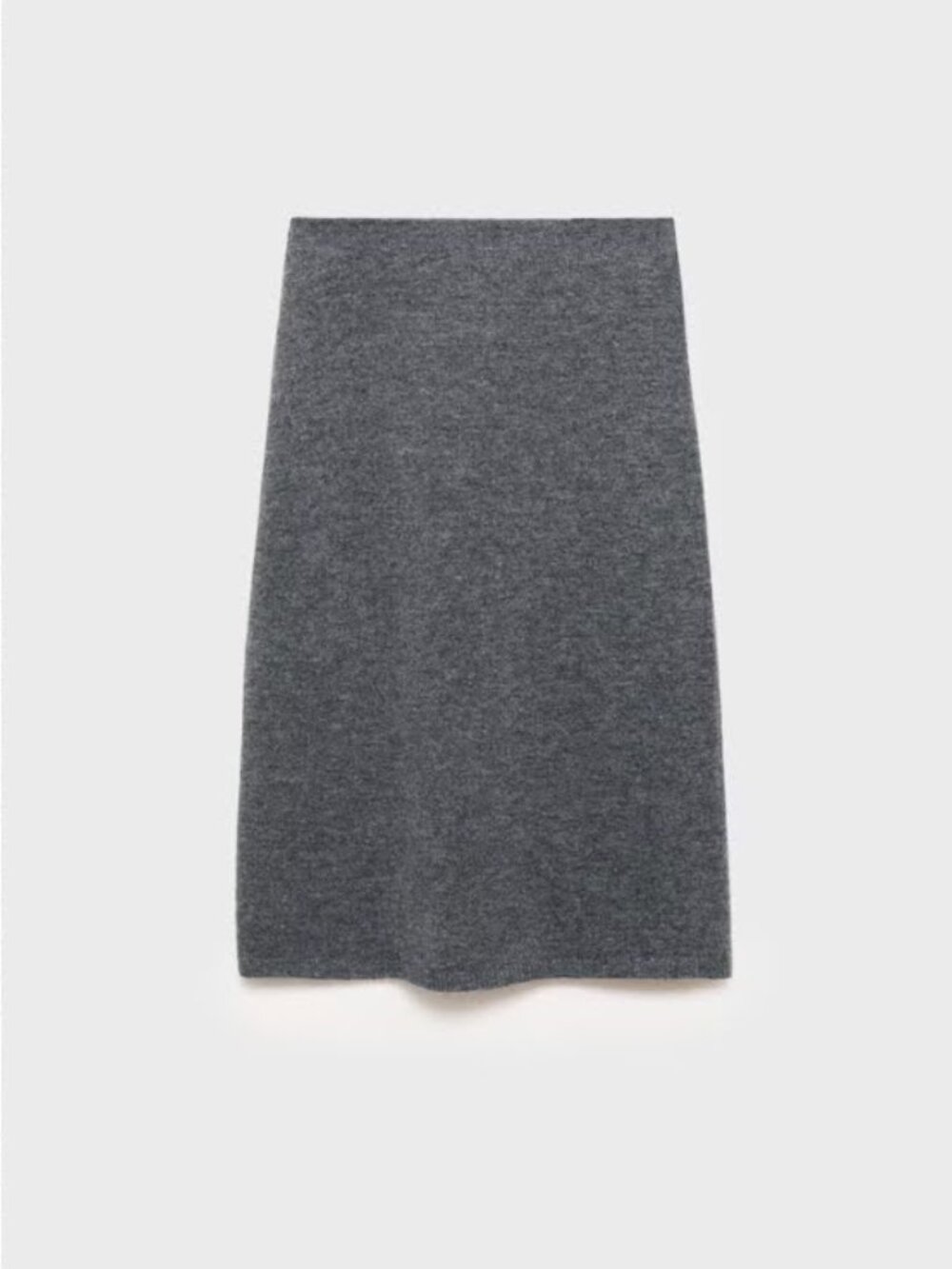 Mango wool mix FLARED KNITTED SKIRT